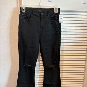 Mother Jeans The Weekender Fray – “Guilty As Sin” Black Distressed (Size 29) NWT